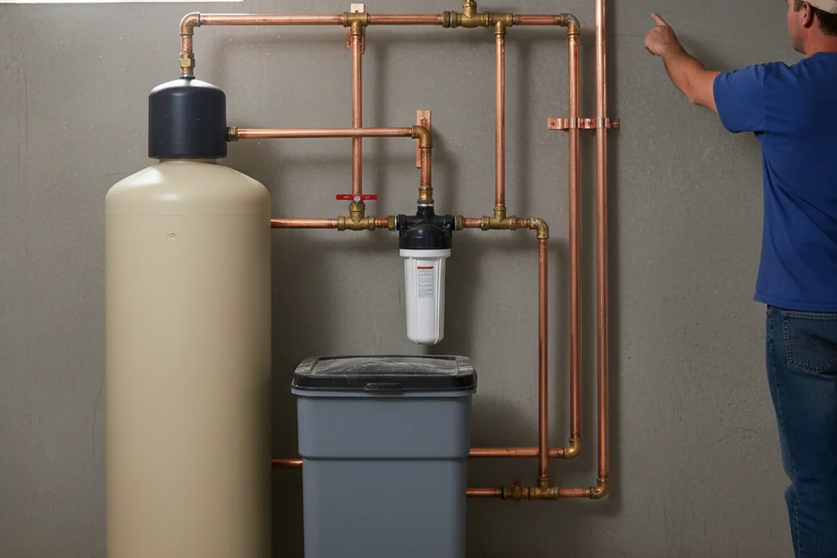 Whole-house water treatment system installed in Elkwood